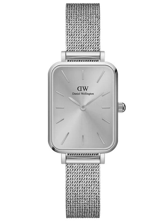 DANIEL WELLINGTON QUADRO PRESSED UNITONE Silver Stainless Steel